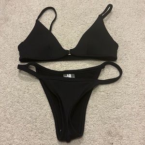 White Fox Boutique Swim Ribbed Bikini